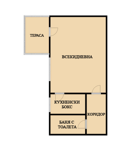 En venta  Estudio Plovdiv , Trakiya , 35 metros cuadrados | 21666832 - imagen [3]