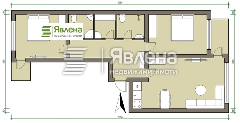 Na prodej  2 ložnice Sofia , Centar , 117 m2 | 81268740 - obraz [12]