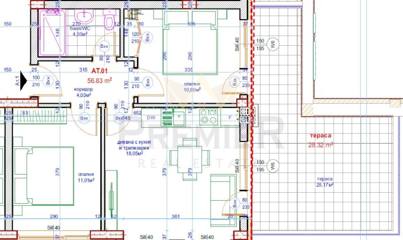 Продава 3-СТАЕН в град Варна, Погреби - 101 кв.м / 142 000 € » 277 727.86 лв., ИМОТИ ПРЕМИЕР