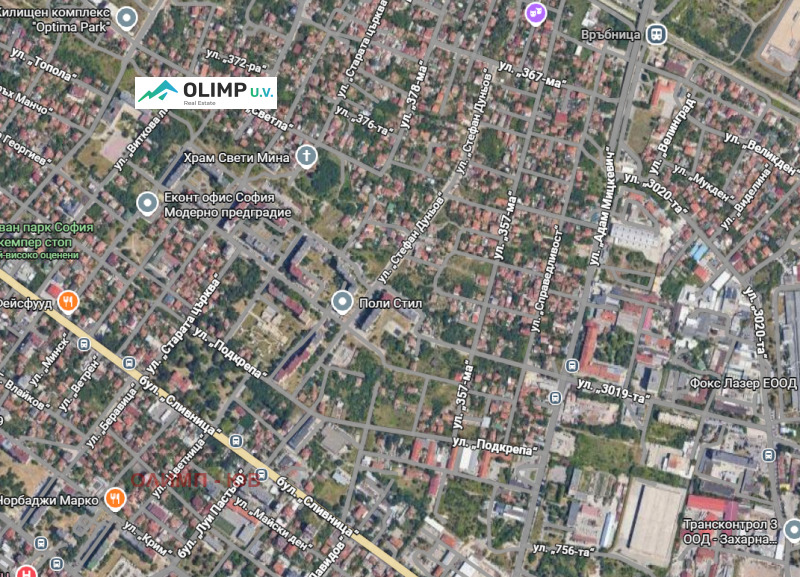 Продава ПАРЦЕЛ в град София, Модерно предградие - 946 кв.м / 981 000 € » 1 918 669.23 лв., ОЛИМП - ЮВ