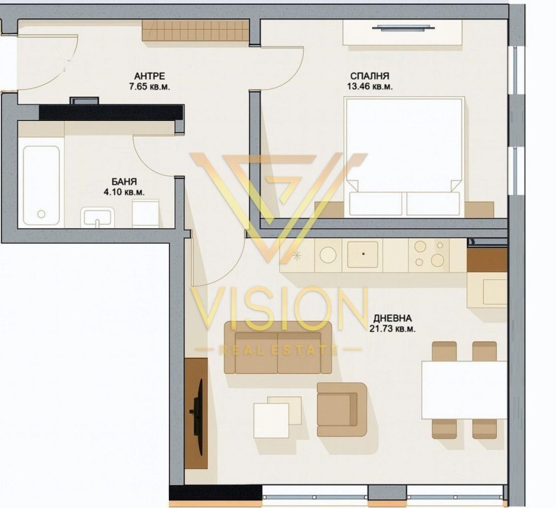 Продава  2-стаен град София , Симеоново , 68 кв.м | 44981527