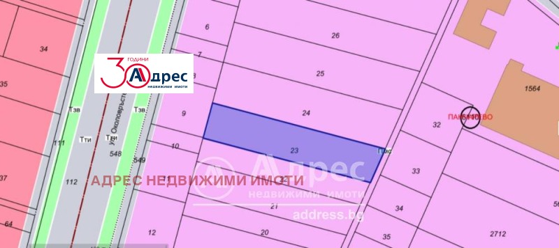 Продава ПАРЦЕЛ в град София, с. Казичене - 3500 кв.м / 270 000 € » 528 074.10 лв., АДРЕС НЕДВИЖИМИ ИМОТИ