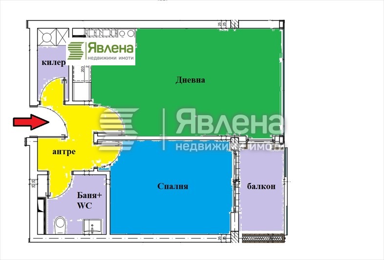 Продается  1 спальня София , Център , 65 кв.м | 56283612 - изображение [7]