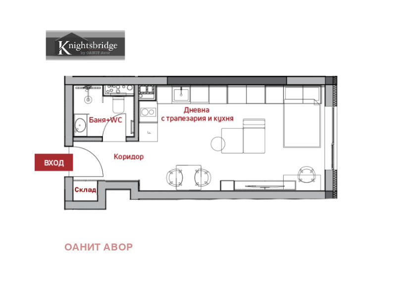 Продава 1-СТАЕН, гр. София, Център, снимка 4 - Апартаменти - 52636141