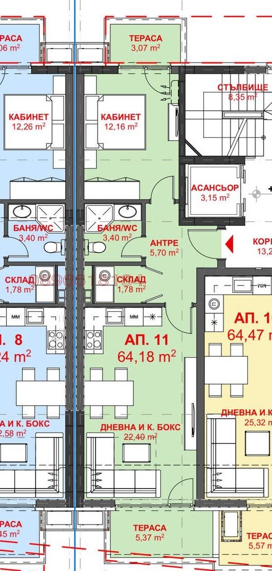 Προς πώληση  1 υπνοδωμάτιο περιοχή Μπουργκάς , Σοζοπολ , 75 τ.μ | 47941981 - εικόνα [15]