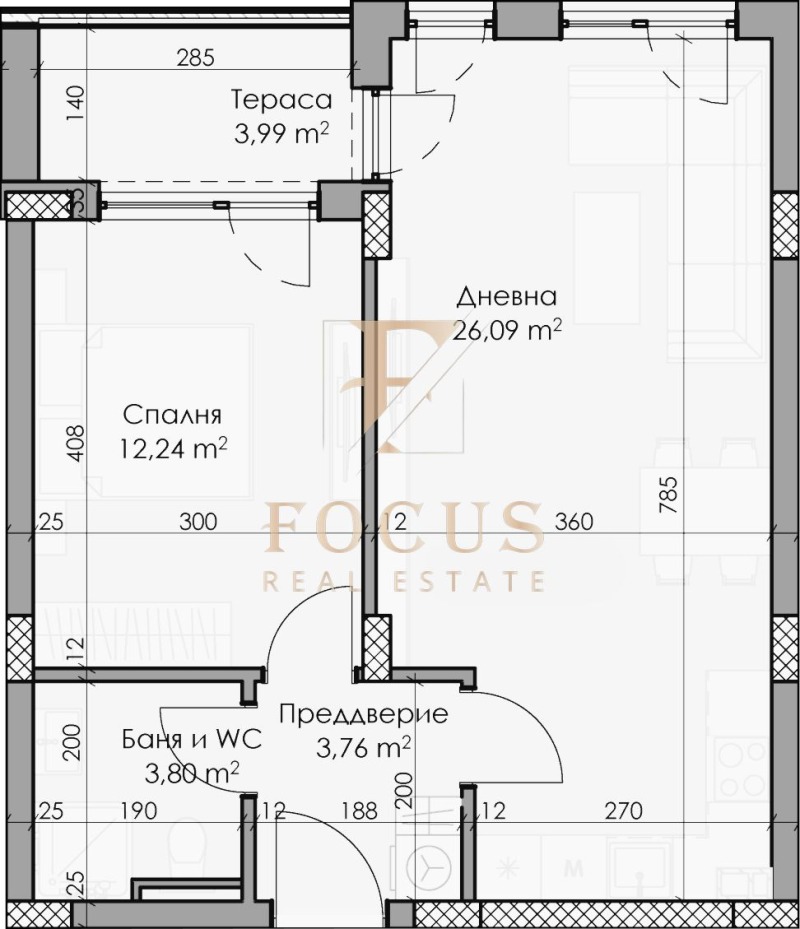 Na prodej  1 ložnice Plovdiv , Trakija , 73 m2 | 98813609 - obraz [2]