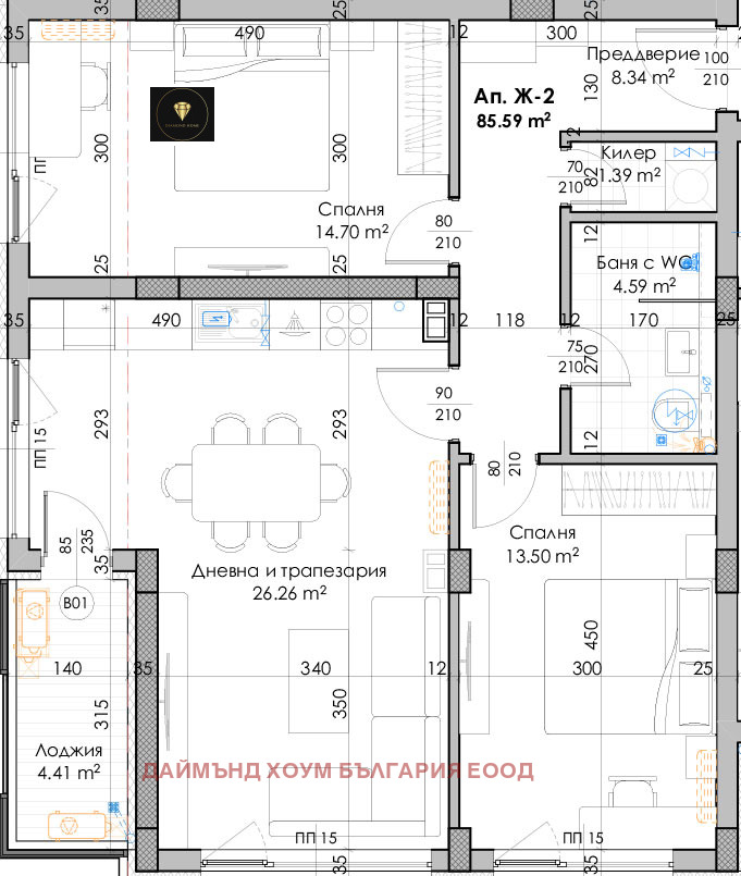Продава 3-СТАЕН, гр. Пловдив, Южен, снимка 2 - Апартаменти - 53364625