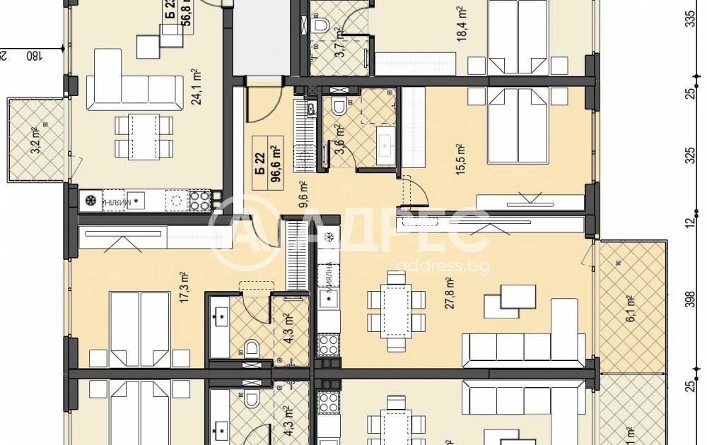 Продава 3-СТАЕН, гр. София, Бояна, снимка 4 - Апартаменти - 54137104