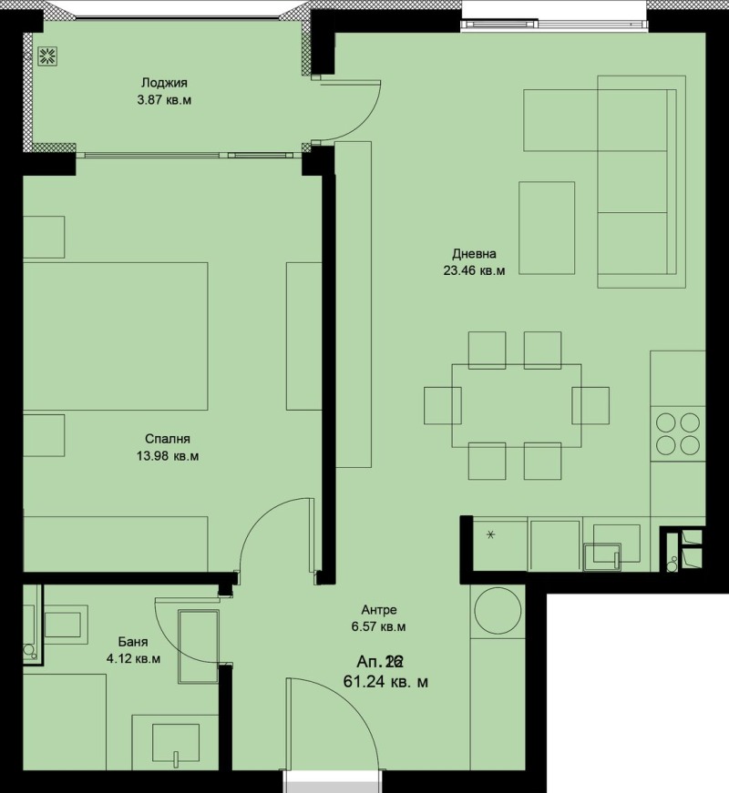 Продава 2-СТАЕН, гр. Варна, Галата, снимка 5 - Апартаменти - 53524260