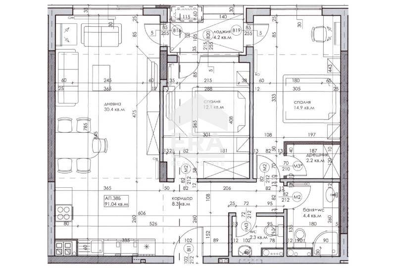 Продава 3-СТАЕН, гр. София, Дружба 2, снимка 3 - Апартаменти - 52462774