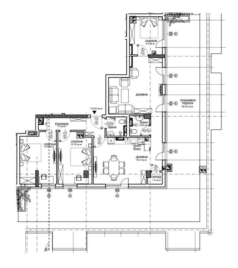 Продава  Многостаен град София , Овча купел , 223 кв.м | 23163784 - изображение [5]