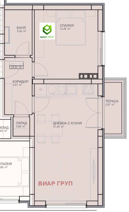 Продава 2-СТАЕН, гр. Пловдив, Христо Смирненски, снимка 4 - Апартаменти - 52537440