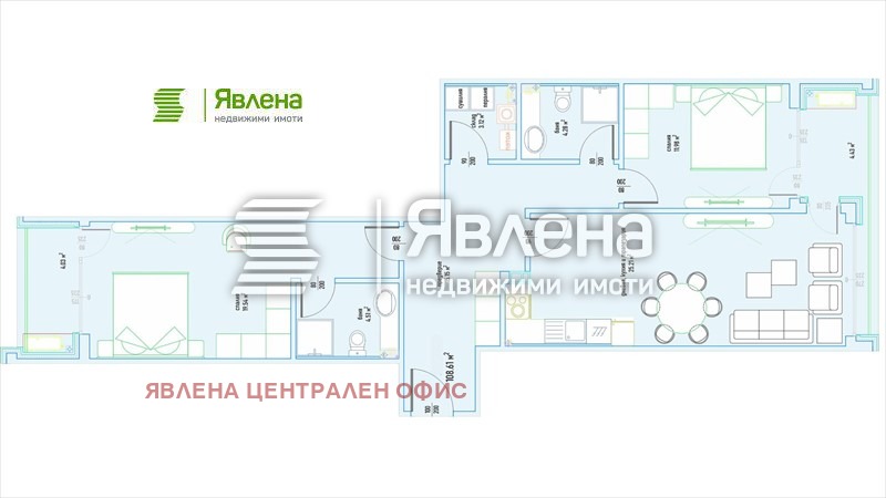 Продава 3-СТАЕН, гр. София, Малинова долина, снимка 6 - Aпартаменти - 47946993