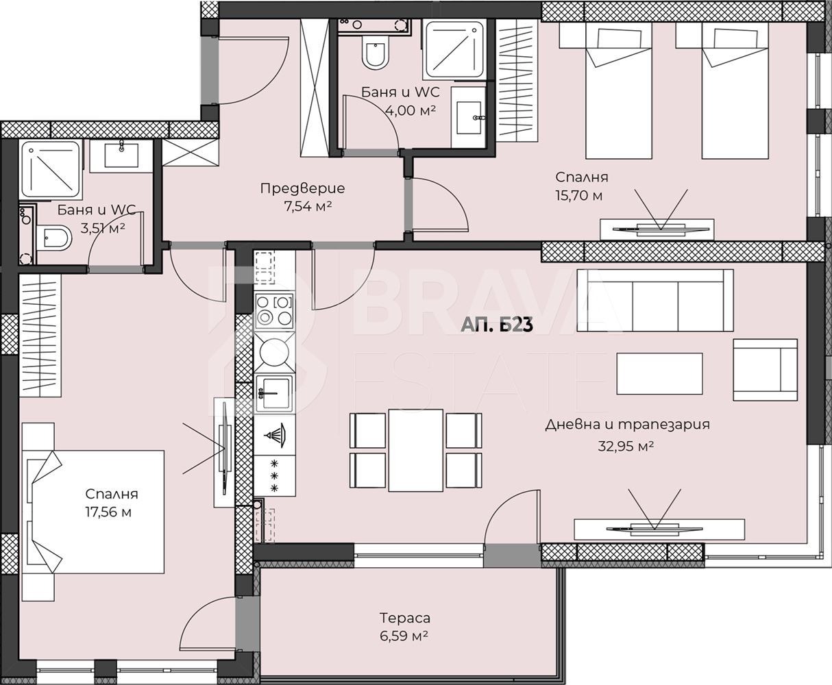 Продава 3-СТАЕН, гр. Пловдив, Христо Смирненски, снимка 2 - Апартаменти - 51486503