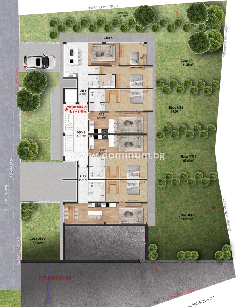 Na sprzedaż  1 sypialnia Sofia , Bojana , 76 mkw | 91090511 - obraz [4]