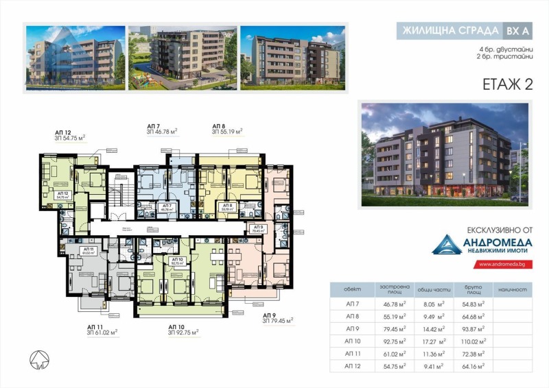 На продаж  1 спальня Плевен , Сторгозия , 54 кв.м | 96283945 - зображення [3]