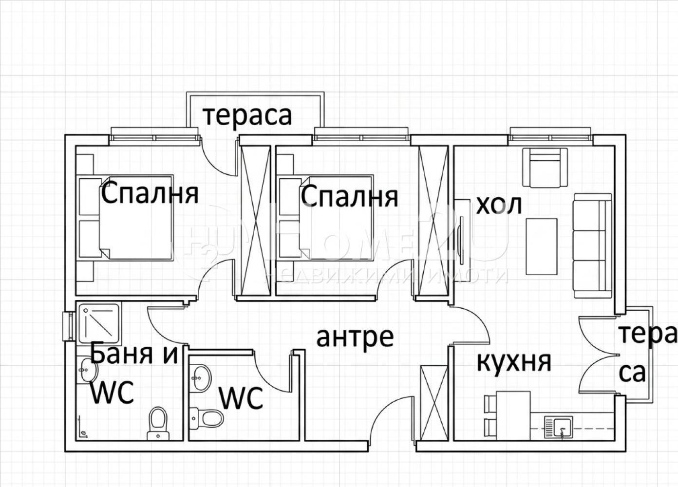 Продава 3-СТАЕН, гр. София, Драгалевци, снимка 13 - Апартаменти - 55610953
