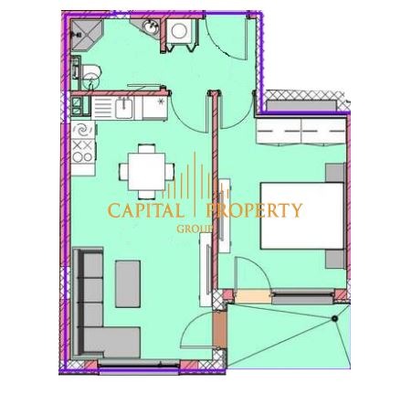 Продава 1-СТАЕН, гр. Варна, Владислав Варненчик 1, снимка 2 - Апартаменти - 52411463
