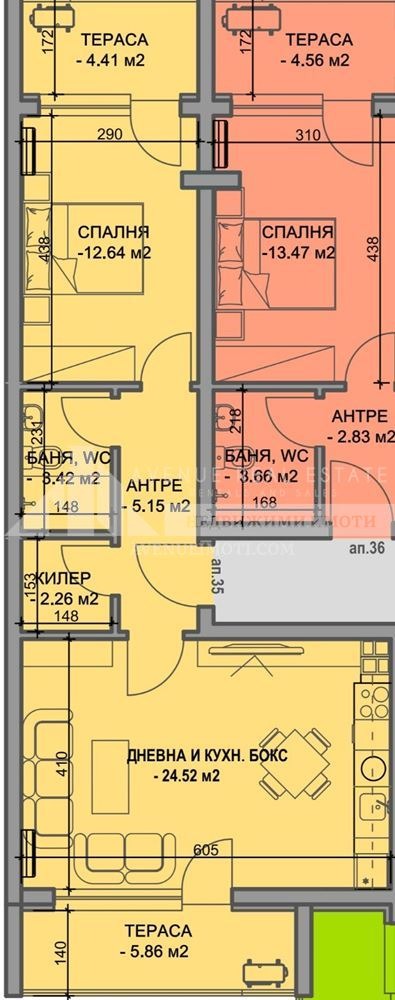 Продаја  1 спаваћа соба Пловдив , Кјучук Париж , 82 м2 | 82316416 - слика [2]