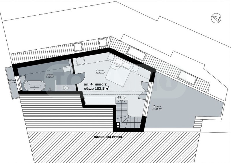 Продава МЕЗОНЕТ, гр. Варна, Гръцка махала, снимка 5 - Aпартаменти - 49372355