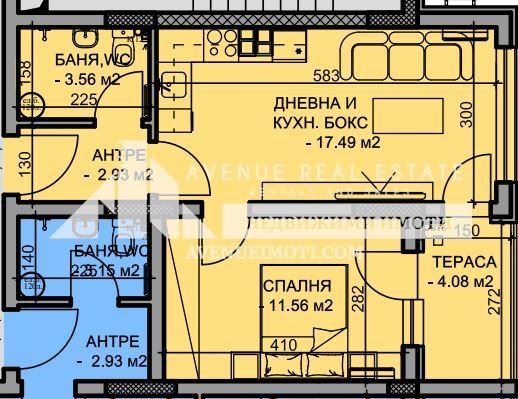 Zu verkaufen  1 Schlafzimmer Plowdiw , Mladeschki Halm , 56 qm | 77747578 - Bild [2]