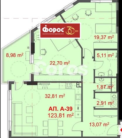 Продава 3-СТАЕН, гр. Бургас, Славейков, снимка 2 - Aпартаменти - 38558889