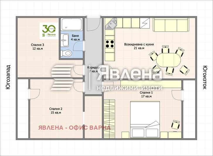 Продава 4-СТАЕН, гр. Варна, Чайка