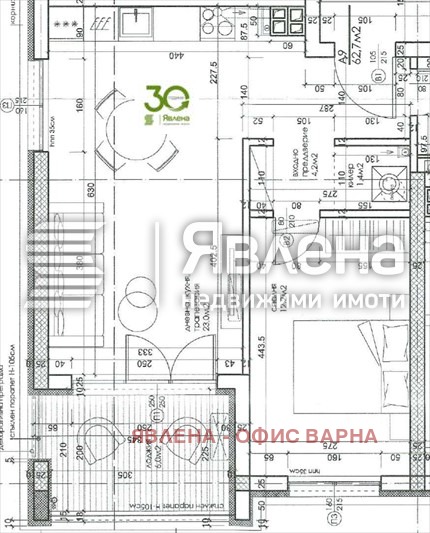 Продава 2-СТАЕН, гр. Варна, к.к. Св.Св. Константин и Елена, снимка 4 - Апартаменти - 54611694