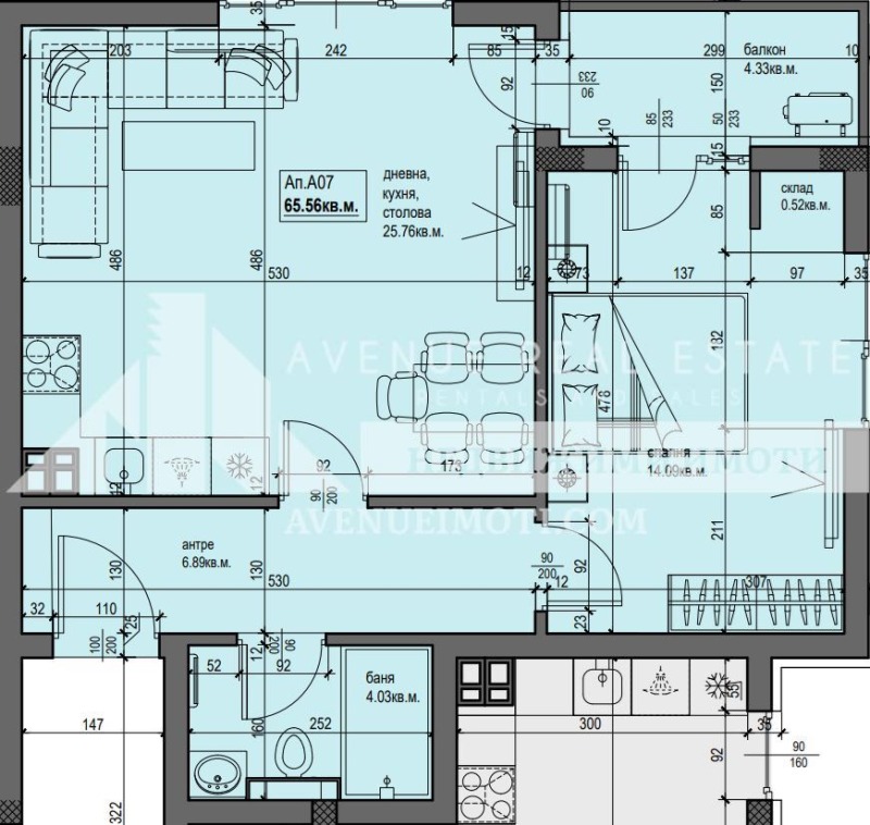 In vendita  1 camera da letto Plovdiv , Hristo Smirnenski , 77 mq | 83236338 - Immagine [2]