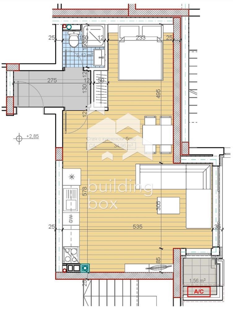 Продава 2-СТАЕН, гр. София, м-т Гърдова глава, снимка 3 - Апартаменти - 54119693