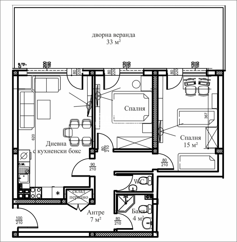 Продава  2 slaapkamers Plovdiv , Vastanitsjeski , 121 кв.м | 21788020 - изображение [4]