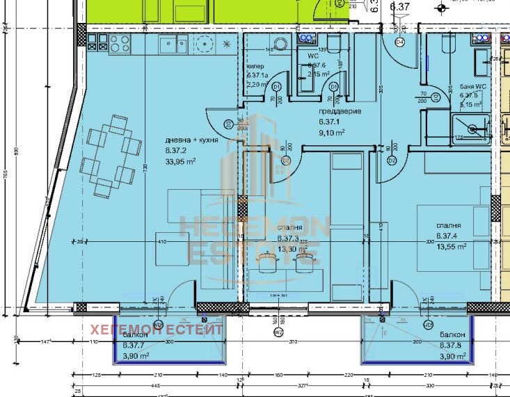 Продава  3-стаен град Варна , Кайсиева градина , 119 кв.м | 58369713