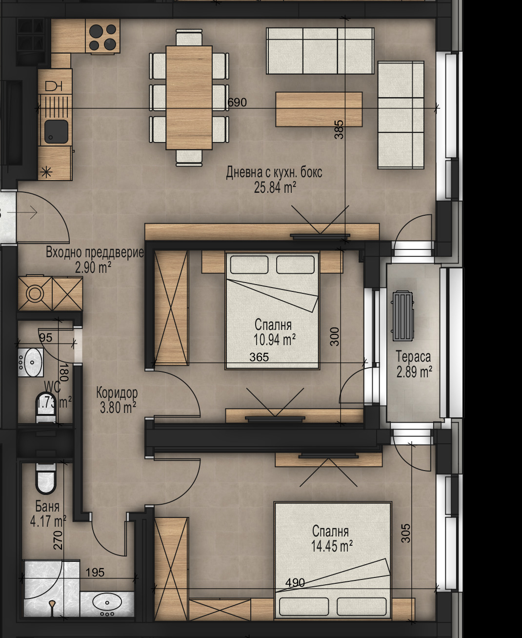 Продава 3-СТАЕН, гр. София, Изгрев, снимка 3 - Апартаменти - 54601990