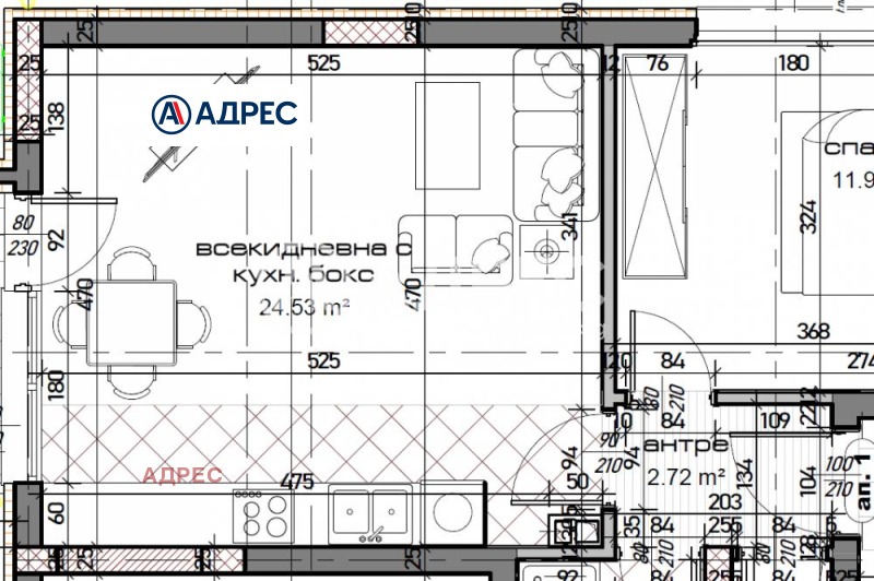 En venta  1 dormitorio Varna , Mladost 1 , 69 metros cuadrados | 38838333 - imagen [3]