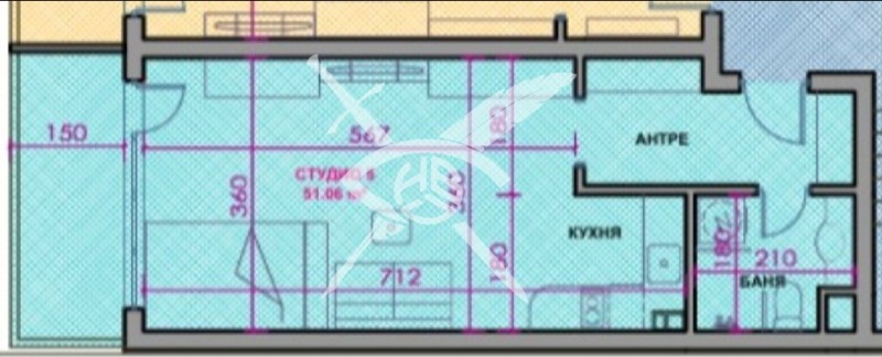 For Sale  Studio region Burgas , Pomorie , 51 sq.m | 83606973 - image [2]