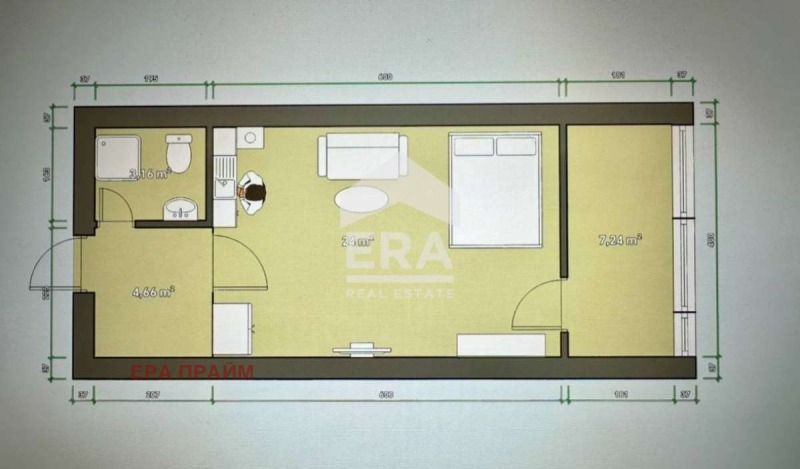Продаја  Студио Варна , Зимно кино Тракија , 45 м2 | 67631893 - слика [8]