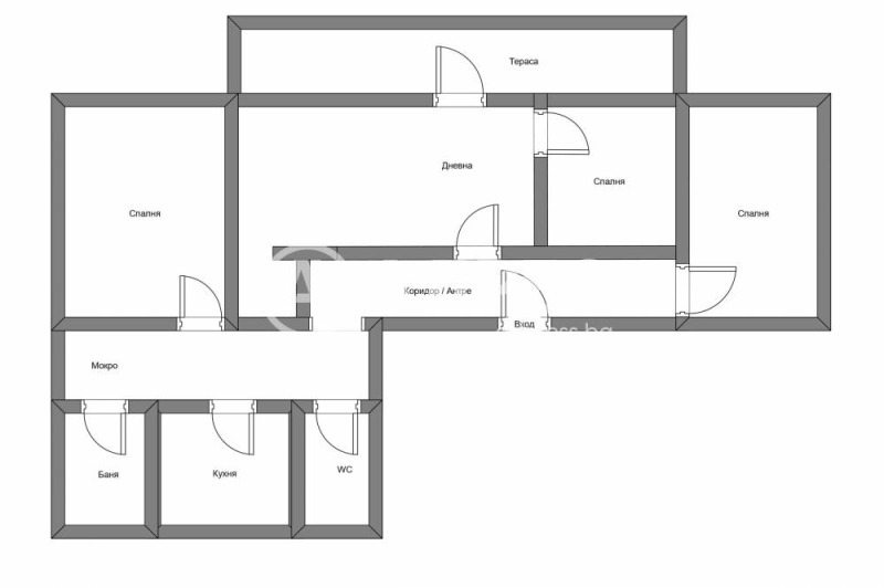 Zu verkaufen  3+ Schlafzimmer Sofia , Zentar , 136 qm | 77074451 - Bild [4]