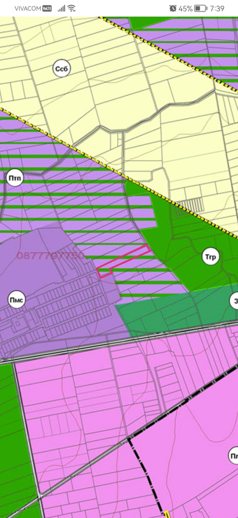 Продава  Парцел град Варна , с. Тополи , 6777 кв.м | 71252316 - изображение [2]