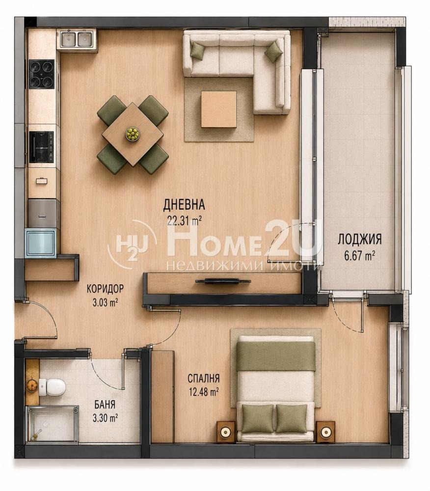 Продава 2-СТАЕН, гр. София, Бъкстон, снимка 7 - Апартаменти - 56371998