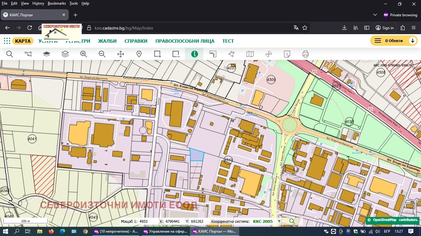 Продава ПАРЦЕЛ, гр. Варна, Западна промишлена зона