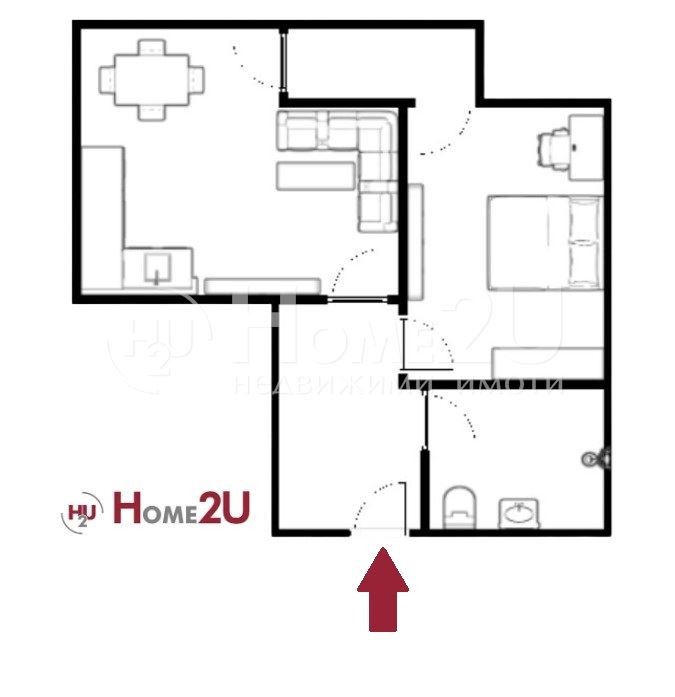 In vendita  1 camera da letto Plovdiv , Kamenitsa 2 , 68 mq | 73631895 - Immagine [12]