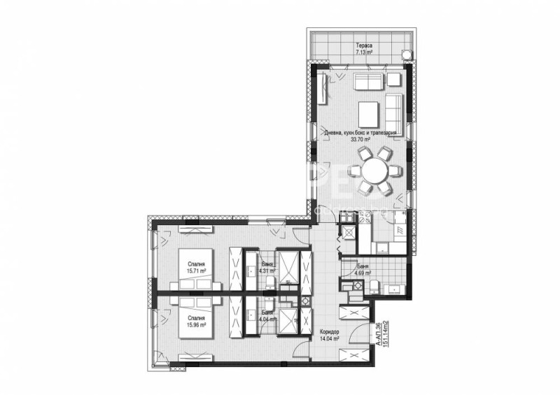 Продава  3-стаен град София , Хладилника , 151 кв.м | 21503716 - изображение [2]