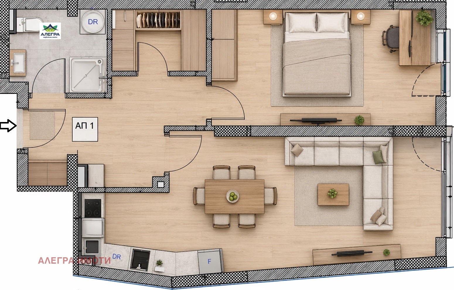 Продава 2-СТАЕН, гр. София, Банишора, снимка 2 - Апартаменти - 54290286