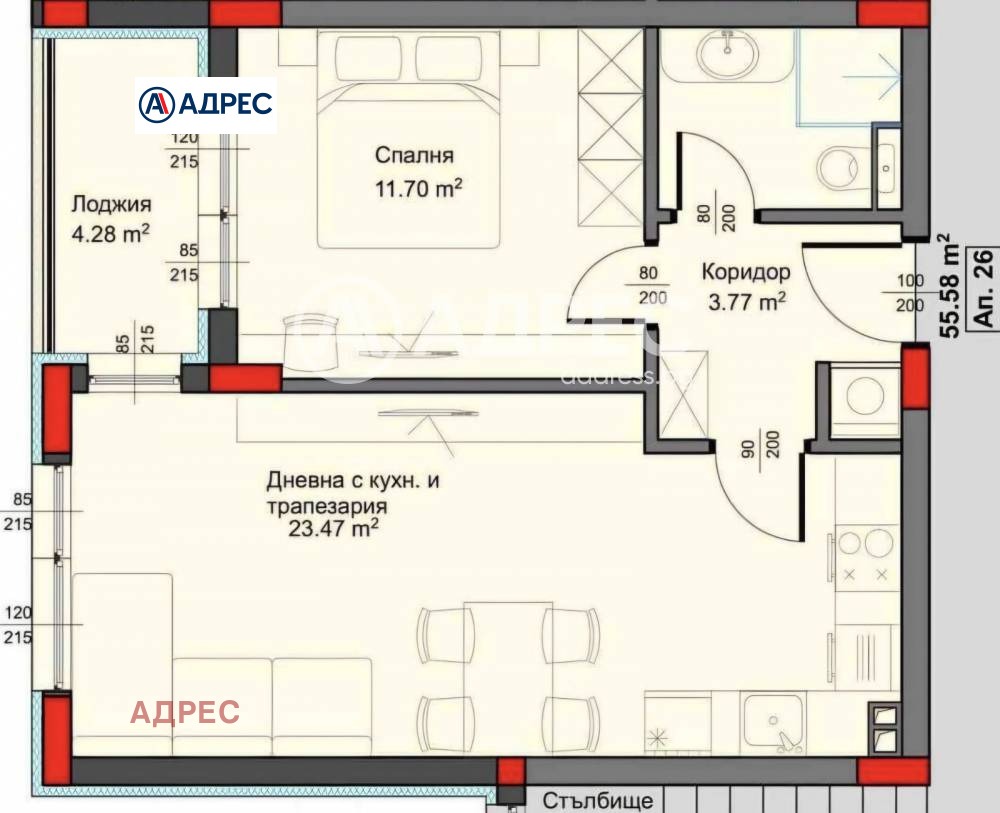 Продава 2-СТАЕН, гр. Варна, Аспарухово, снимка 4 - Апартаменти - 54531209