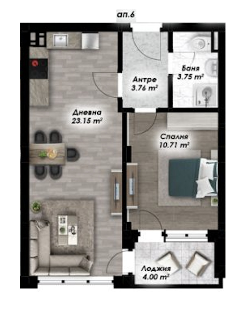 Продава 2-СТАЕН, гр. Пловдив, Остромила, снимка 2 - Апартаменти - 52837035