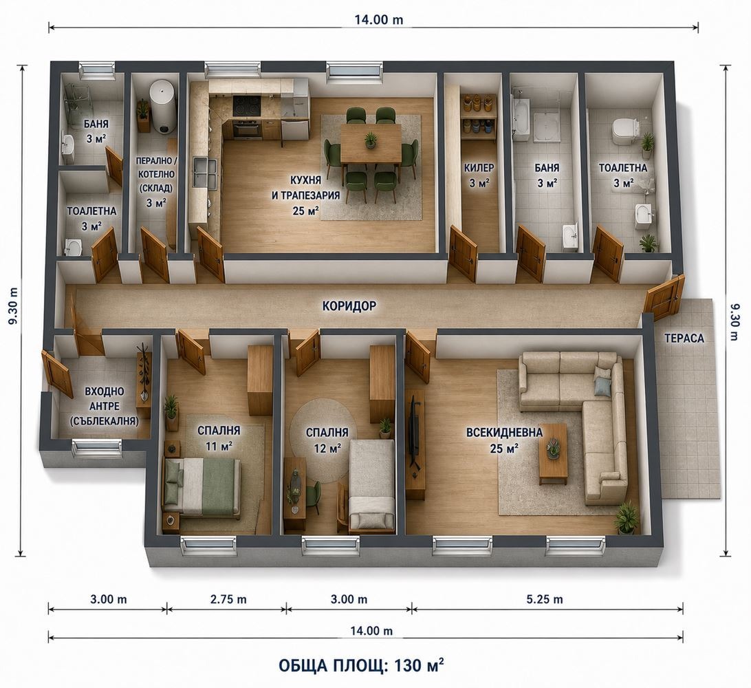 Продава КЪЩА, гр. Ихтиман, област София област, снимка 4 - Къщи - 54591584