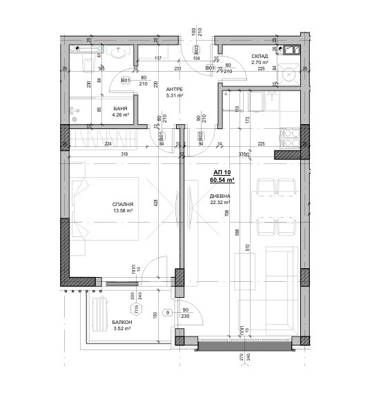 Продава 2-СТАЕН, гр. София, Малинова долина, снимка 4 - Апартаменти - 54994223