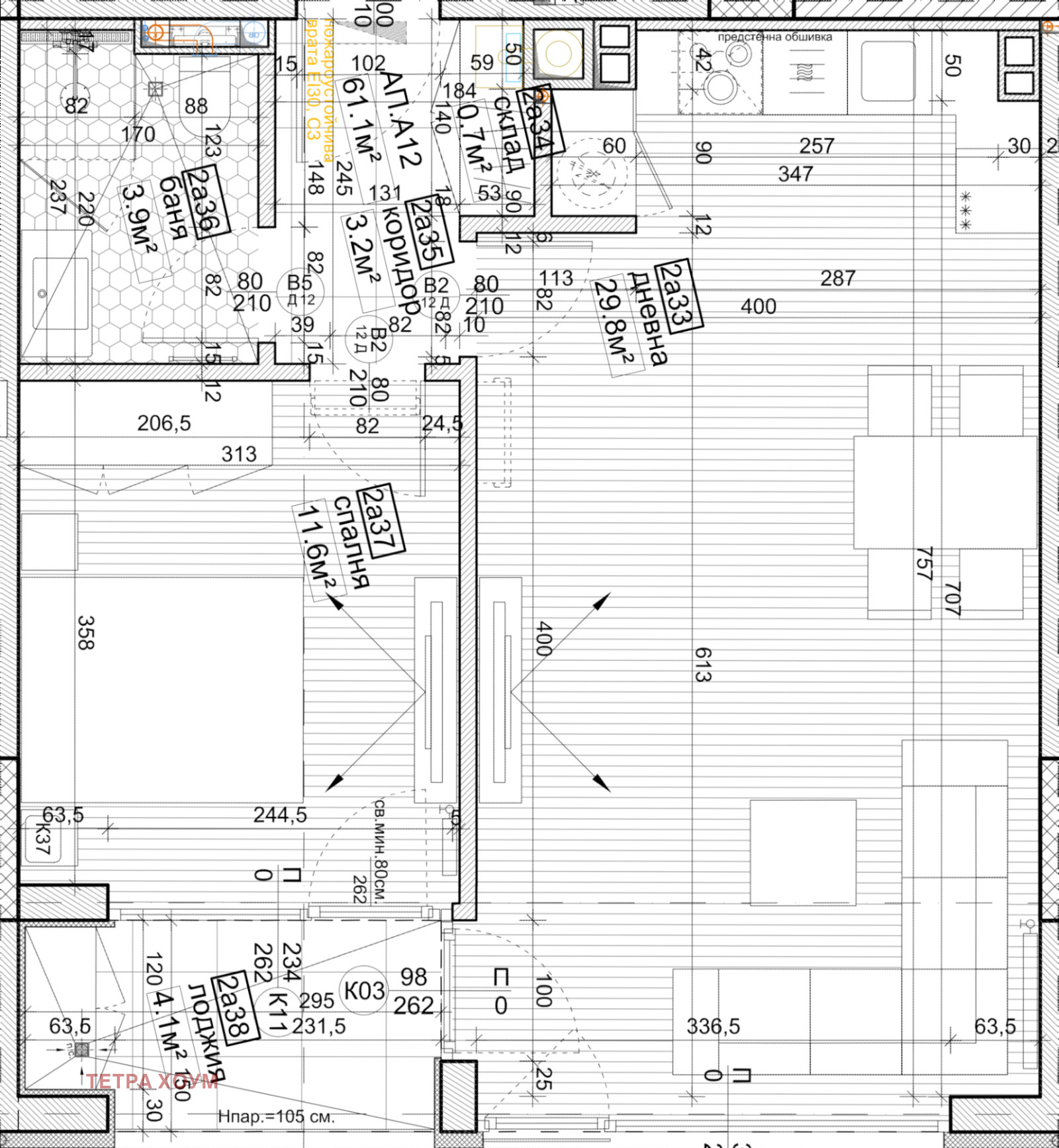 Продава 2-СТАЕН, гр. София, Кръстова вада, снимка 2 - Апартаменти - 54573589