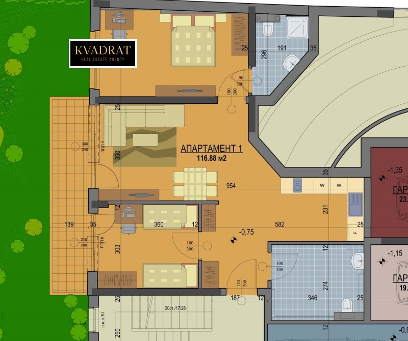 Продава 3-СТАЕН в град София, Банишора - 117 кв.м / 268 819 € » 525 764.26 лв., КВАДРАТ