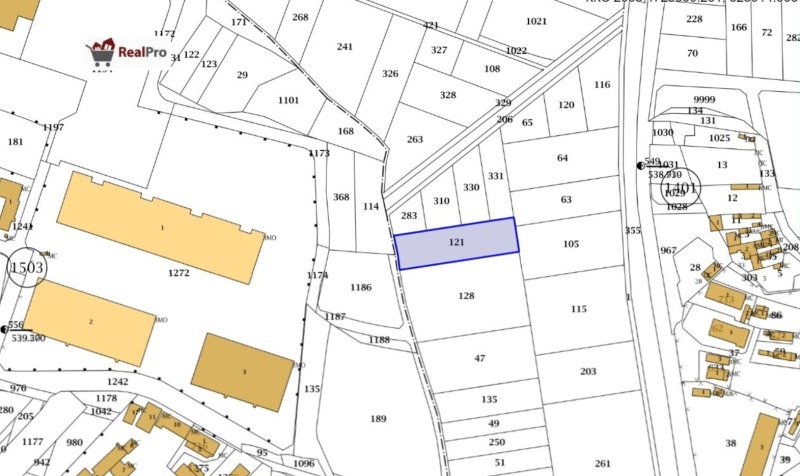 Продава ПАРЦЕЛ в град София, Летище София - 3599 кв.м / 701 805 € » 1 372 611.27 лв., РЕАЛПРО